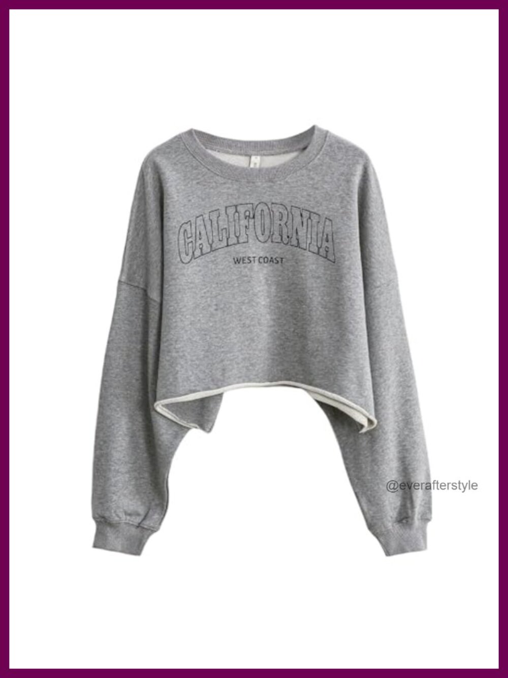 Women's Cropped Hoodie Pullover Sweatshirt 100% Cotton Oversized